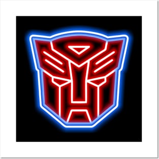 Transformers Neon Posters and Art